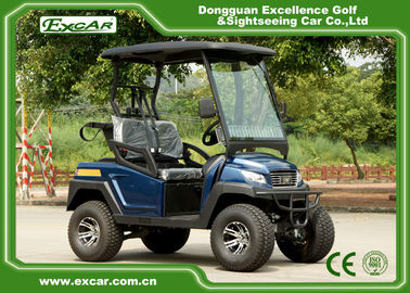 White / Black Electric Golf Cart For Hunting , Max. forward speed 45km/