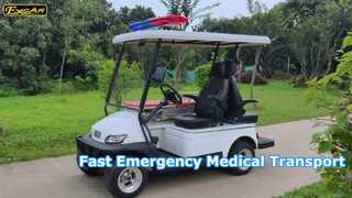 A1M2 Découvrez pourquoi choisir un chariot d'ambulance électrique avec deux places et une civière