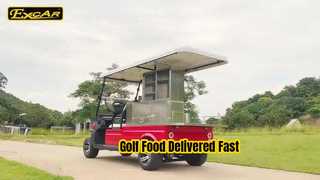Chariot de livraison de nourriture CKH2 Red Golf : un service attentionné sur le golf
